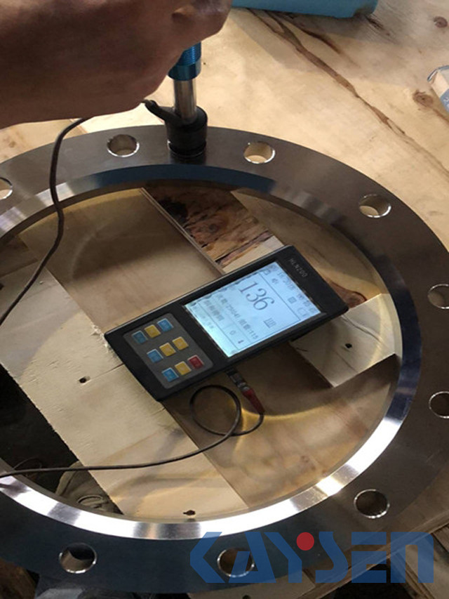 Flange Hardness test